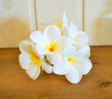 プルメリアピック　造花　花径7cm　全長12cm　asca