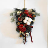 クリスマスリース　クリスマススワッグ20×26cm　6174レッド