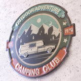 サインプレート　ティンプレート　CAMPING CLUB