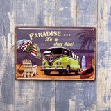 サインプレート　ティンプレート　paradise　Z137