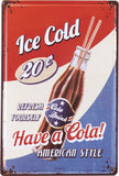 サインプレート　Z9　サインプレート　cola　ブリキパネル