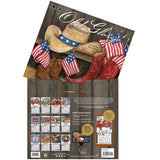 2027 USAカレンダー 壁掛け　LANG　Old Glory　オールドグローリー