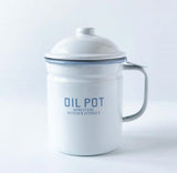 オイルポット　1000ml　ホーロー　アクシス　HS660