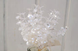 クリスタルユーカリバンドル 　造花　クリスマス