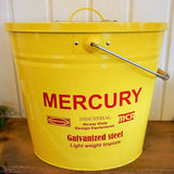 MERCURY　オーバルバケツ　ふた付きバケツ　マーキュリー 収納缶