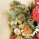 クリスマスリース　クリスマススワッグ25×45cm　6152