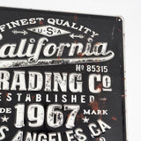 デザインボードメタル　California　ブラック  ＃153627　サインプレート
