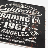 デザインボードメタル　California　ブラック  ＃153627　サインプレート