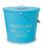MERCURY　オーバルバケツ　ふた付きバケツ　マーキュリー 収納缶
