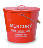 MERCURY　オーバルバケツ　ふた付きバケツ　マーキュリー 収納缶