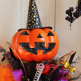 🎃SALE 40%OFF🎃　【１点限り】ハロウィン　パンプキンオブジェ　キャンディLサイズ