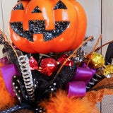 🎃SALE 40%OFF🎃　【１点限り】ハロウィン　パンプキンオブジェ　キャンディLサイズ